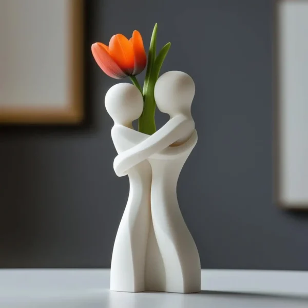 1 Piece Heart-Shaped Hug Vase - Unique Design