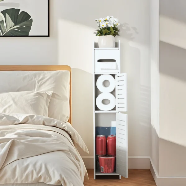 3 Tier Slim Bathroom Storage Cabinets