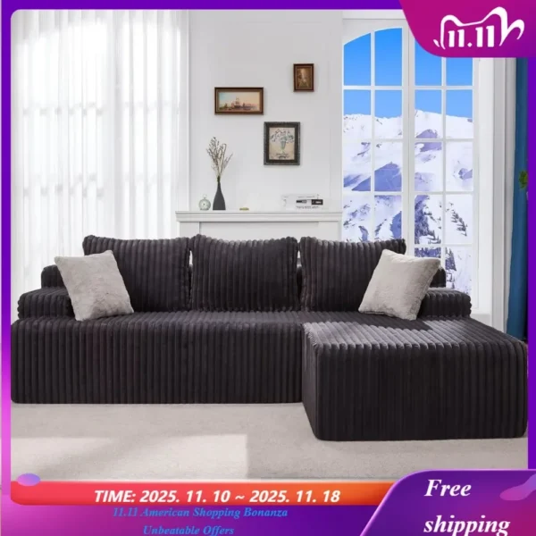 Cloud Modular Sectional Sofa Couch L-Shape Set
