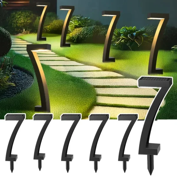 4/8Pcs 6pcs Solar Pathway Lights Outdoor Waterproof