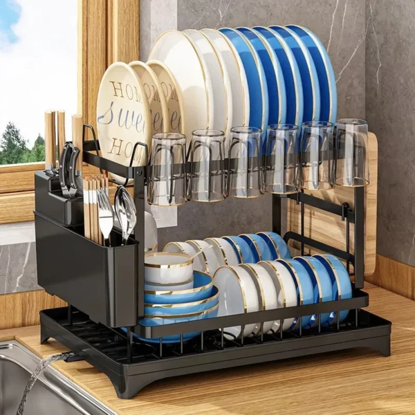 New Dish Storage Rack Kitchen Multifunctional