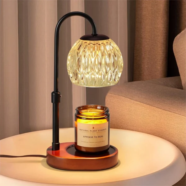 Candle Warmer Lamp with Timer & Dimmer, Adjustable