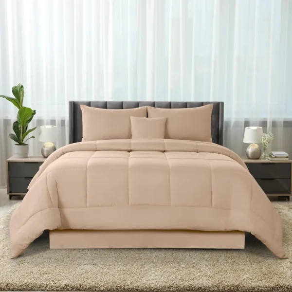 Lux Décor 5pc Queen Comforter Set, All-in-One Bag