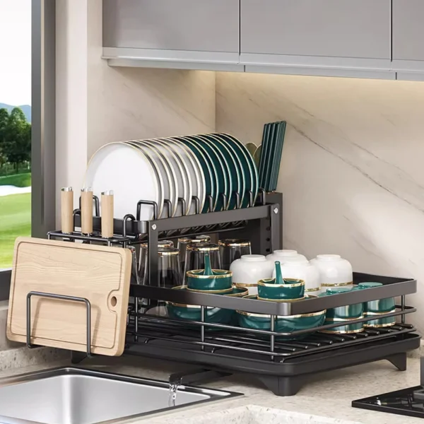 Drying Rack Kitchen Adjustable Stainless Steel