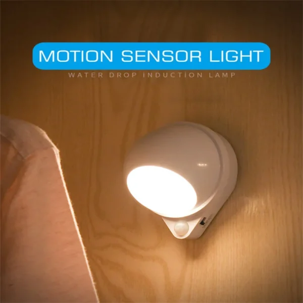 Modern LED Motion Sensor Night Lights USB Charging 360
