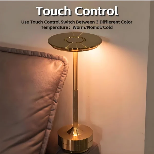 Charging LED Desk Lamp with Battery Restaurant Bar